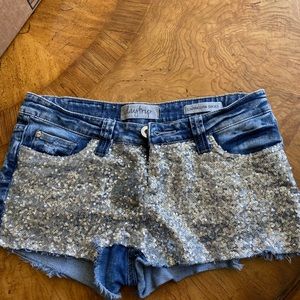Day trip sparkle shorts